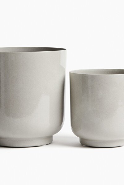 H&M Büyük Metal Saksı