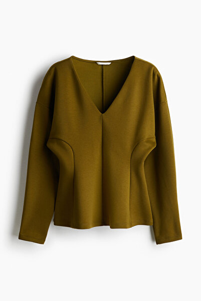 H&M Daraltılmış Belli Scuba Üst