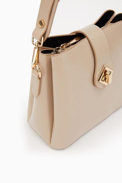 Levidor 930167 Bag Mink Patent Leather Women's Shoulder Bag