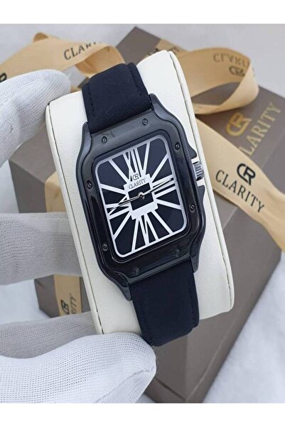 Generic Men's waterproof leather watch with a luxurious box