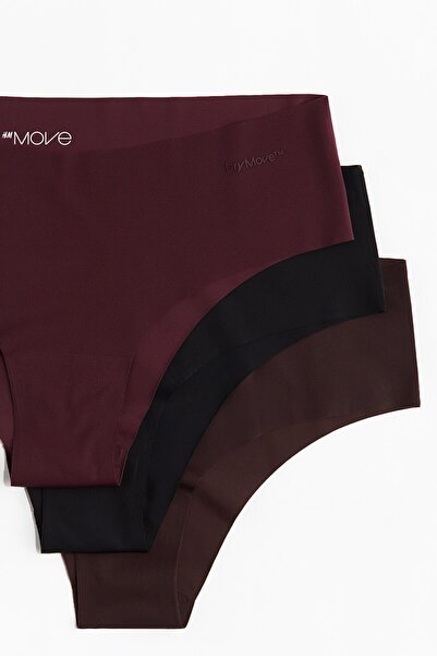 H&M 3'lü Hipster Spor Külotu DryMove™