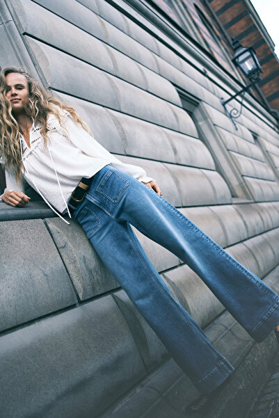H&M Wide High Jeans