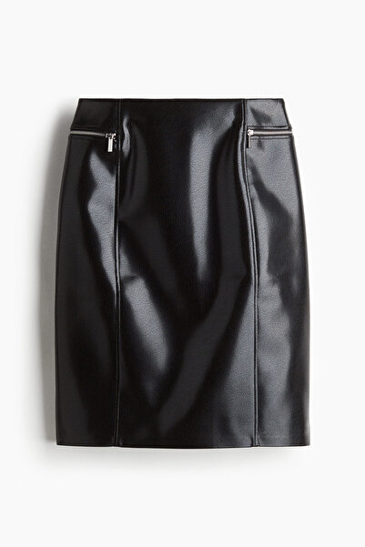 H&M Kaplamalı Kalem Etek