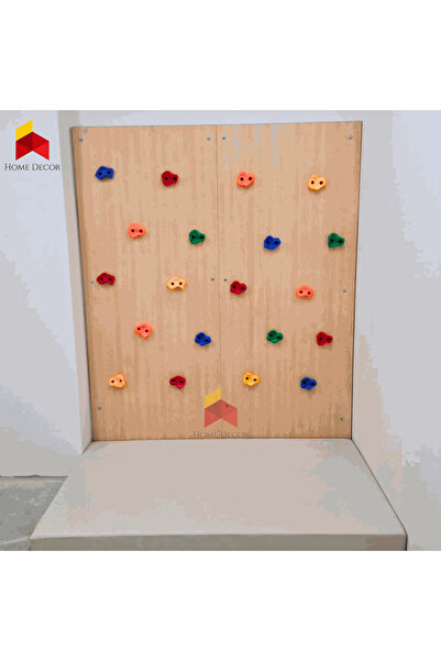 Home Decor Climbing Wall Active Fun for Playtime - Double Panel With Safety Mattress