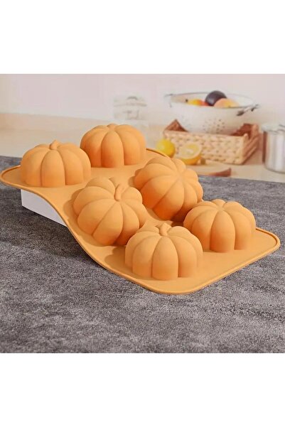 Veloma Home & Toys Autumn Pumpkin Patterned Silicone Oven and Cake Mold Stylish and Convenient 1 Piece