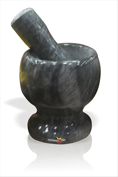 Braventa Collection أسود مصقول من الرخام الحقيقي والثوم والقهوة والتوابل الأس...