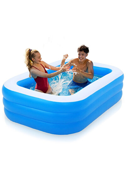 shumee Piscină gonflabilă de grădină 170x115x47 cm