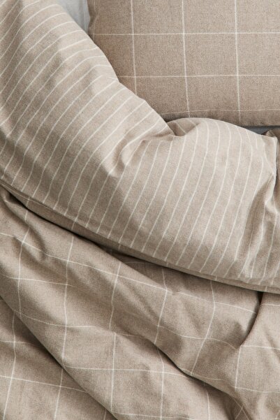 H&M Tek Kişilik Flanel Nevresim Takımı