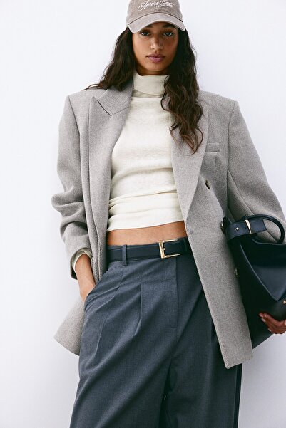 H&M Kaşmir Karışımlı Balıkçı Yaka Kazak