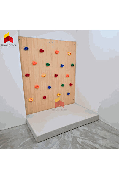 Home Decor Climbing Wall Active Fun for Playtime - Double Panel With Safety Mattress