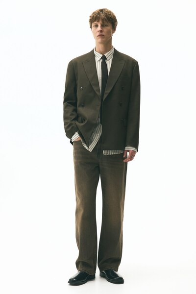 H&M Kruvaze Ceket Relaxed Fit