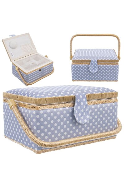 shumee Blue polka dot sewing machine 30x23x16 cm