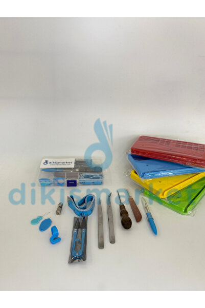 dm dikişmarket Özel Kutulu Dikiş Seti Dikişe başlangıç seti Terzi seti