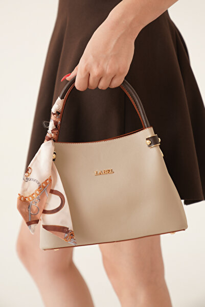 Riccon Lizthae Women's Shoulder and Shoulder Bag 00122158 Beige Tan