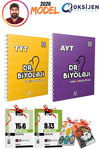 Oksijen Yayınları 2026 Model Oksijen Yayınları Dr Biyoloji TYT-AYT 2li Video ...