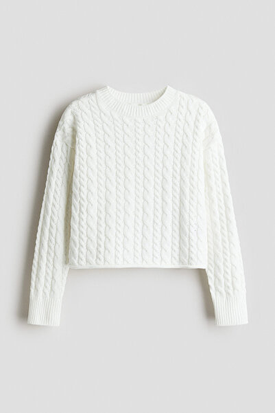 H&M Saç Örgüsü Kazak