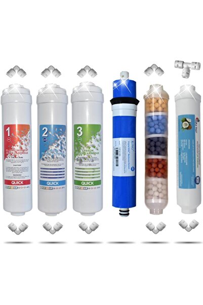 Genel Markalar Tüm Kapalı Kasa Su Arıtma Cihazı Filtresi 80 GPD Membranlı Ve ...