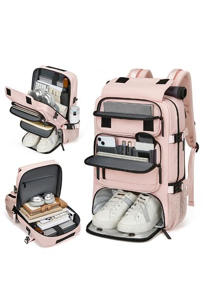 RELAXUS Waterproof Sports & Travel Backpack with Shoe Compartment – 30L – 16” Laptop Compartment