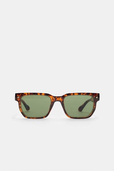 Stradivarius Tortoiseshell rectangular sunglasses
