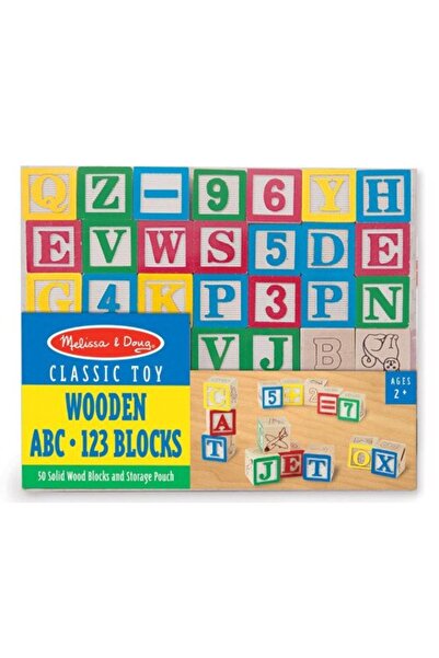 Melissa & Doug Blocks - Letters and Numbers 50