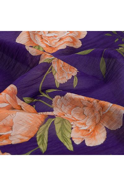 ipekevi Purple Peony Scarf