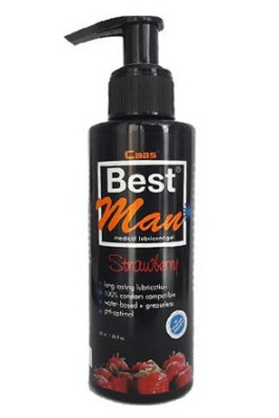 Cabs Best Man Su Bazlı Çilek Aromalı Kayganlaştırıcı Jel 150 ml