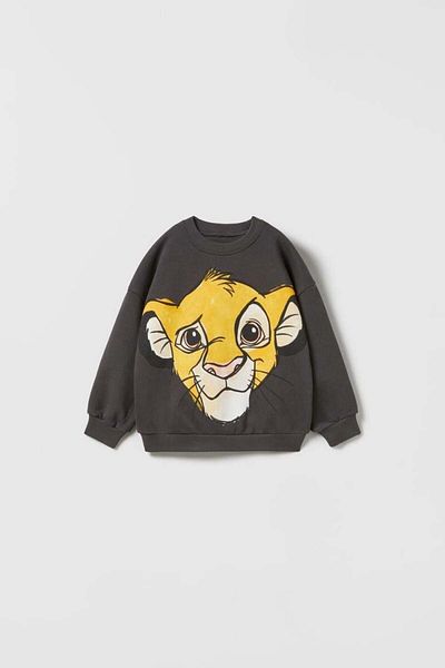 Magu Unisex Kids Cotton Black Lion Printed Tracksuit Set - Relaxed Fit