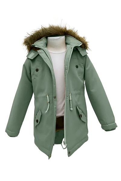 Jannock Girls/Boys Unisex Children's Canvas Fabric Winter Long Lasting Coats Coat