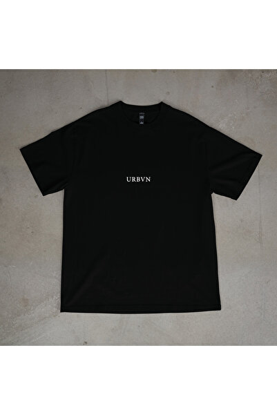 urbvn Candy Design Printed Black Oversize T-Shirt