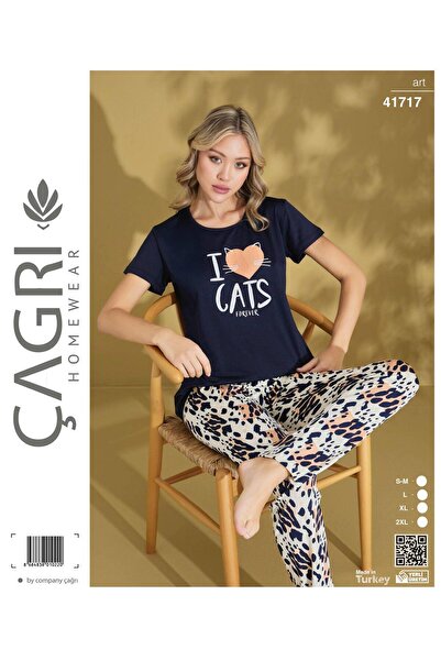 MASSİMO CALZE SET DE PIJAMĂ MILAN CU MÂINI SCURTĂ PENTRU FEMEI