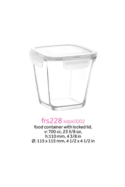 LAV Fresco Storage Container 6 Pieces Frs-228