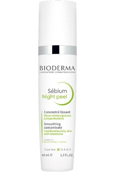 Bioderma Sebium Night Peel Smoothing Concentrate Gel For Combination To Oily ...