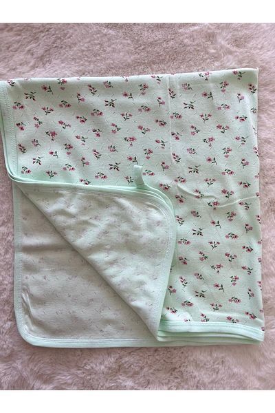 Seçkin Baby Floral Jacquard Single Layer Blanket 80*75 cm
