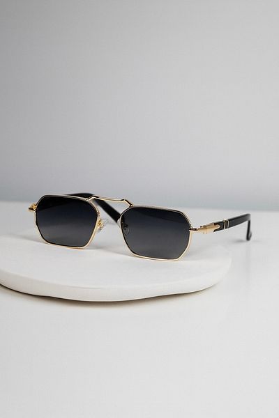 LOOKUP Eşref Single Sunglasses Black Handle Black Glass Uv400 Protection Glasses