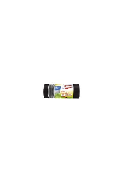 ZOREX Basic garbage bags, 35L, black, 50 pcs/roll