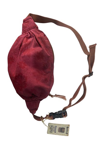 DARK COTTON Vintage Shabby Balloon Freeback Patterned Casual Waist Bag Colorful 36 cm X 30 cm