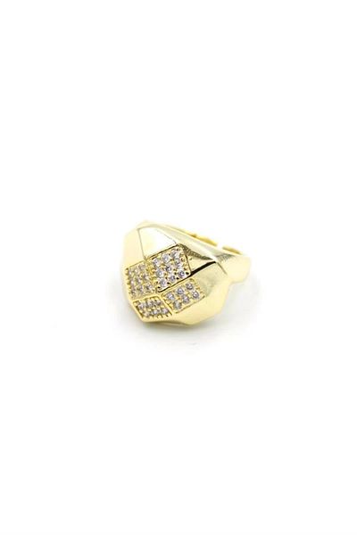 PRATİKOBA Jewelled Ring - Gold