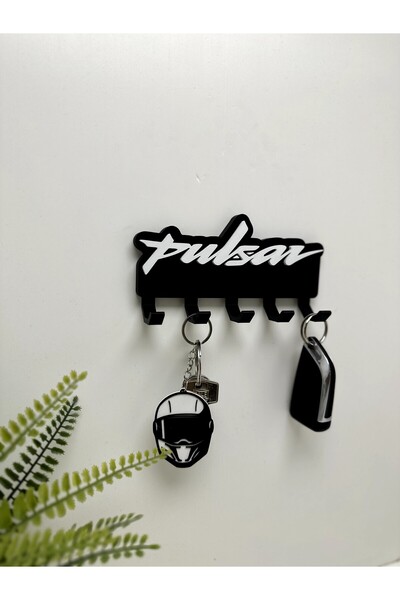 Butik 3D Printing Decorative Pulsar Model Biker Key Hanger