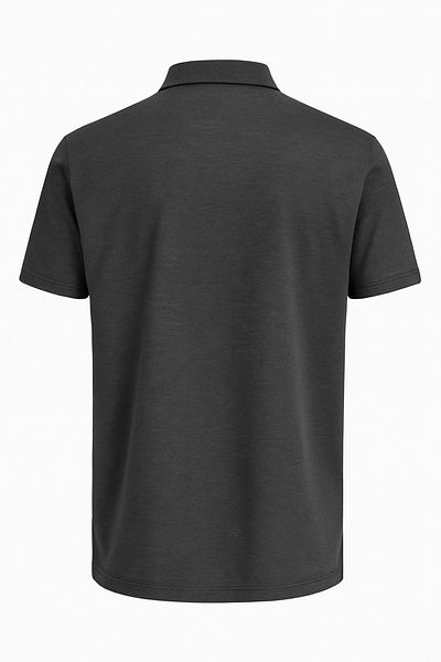 NASIFOĞLU GİYİM Men's Polo Collar Green Pocket Detail No Curling Collar T-Shirt Cool Holding Relaxed Fit Cotton Dad T-Shirt