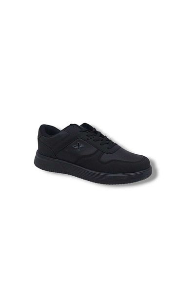 Zerhan Lutton 4555 Unisex Black Lace-Up Thick Sole Large Size Sports Shoes 45 46 47 48