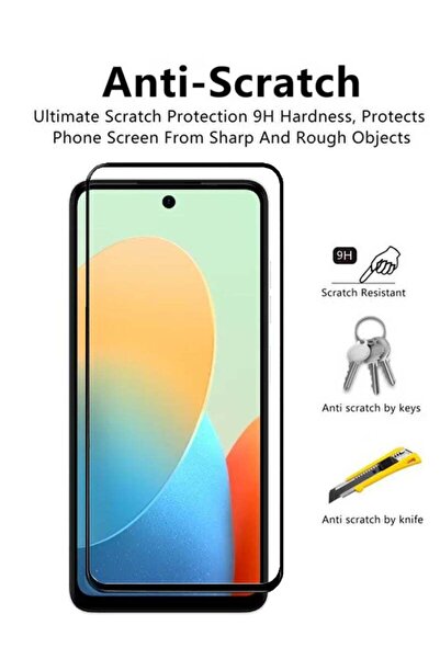 Generic Tecno Spark Go 2 Screen Protector Full HD Quality Tempered Glass Anti-Scratch - Black