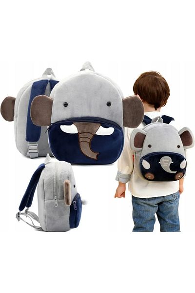 WePro Store Kindergarten Backpack for Preschoolers WePro Store, Elephant Model, plush, 26x24x10