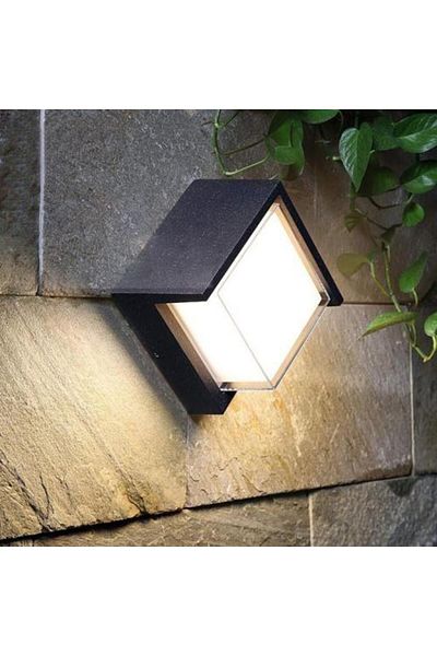 ELECTROPOWER External LED Wall Light - 20cm x 17cm, Yellow Light, 18W