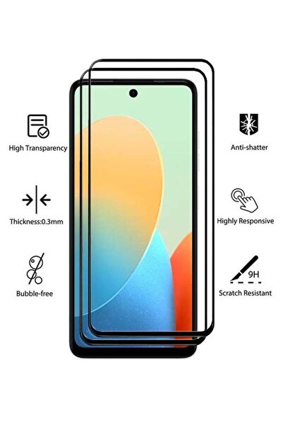 Generic 2 Pack Tecno Spark Go 2 Screen Protector Full HD Quality Tempered Glass Anti-Scratch - Black