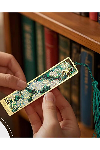 KAVİTİCARET Metal Material Table Drawing Bookmark