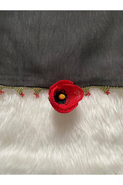 Beykan handmade وشاح للكتابة من الشاش، غطاء رأس من القماش، مطرز بإبرة
