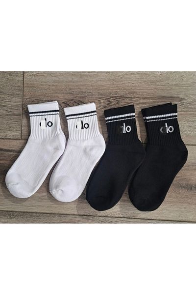 ÖZGESTORE Set of 2 Short College and Sports Ayoga Socks