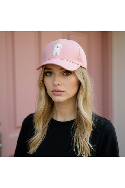 JACA Design Figure Embroidered Diameter Hat