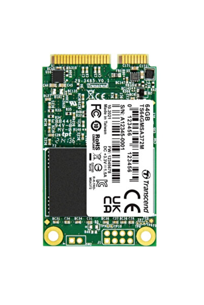 Transcend SSD MSA 372 M 64 GB, SATA III, mSATA, Bulk