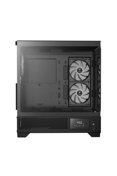 gamdias Carcasa Atlas M1, Middle Tower, tempered glass (Negru)